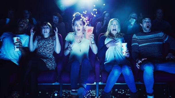 Not sure what they're watching, but it's unlikely to be as scary as the crypto crash. Picture: Getty Images.