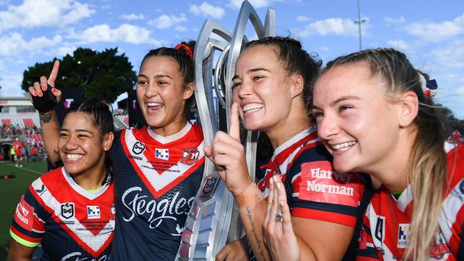 Sydney Roosters will kick-off their premiership defence against the Eels in Round 1. Picture: Albert Perez/Getty Images