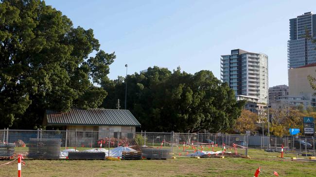 Site excavation works have started at Robin Thomas Reserve. Picture: Angelo Velardo