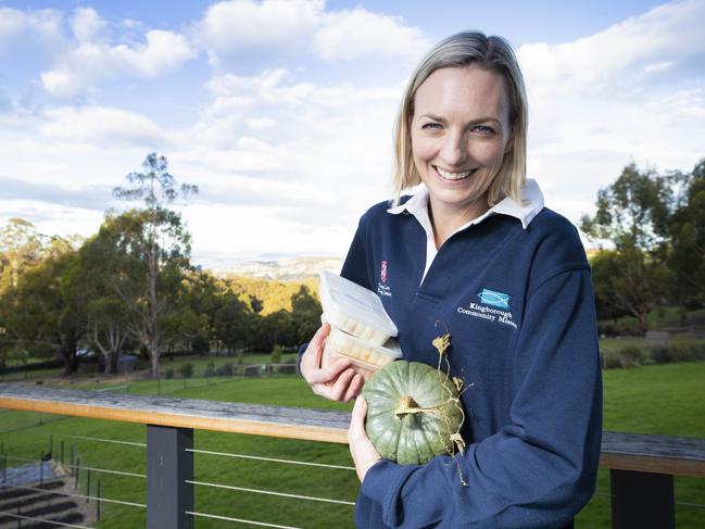 Kingborough Community Missions fundraising co-ordinator Clare Corrigan. Picture: RICHARD JUPE