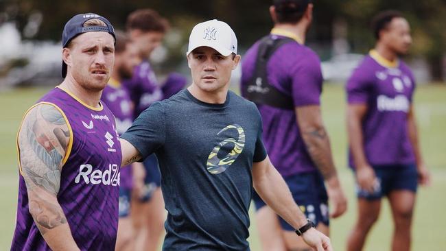 Former Melbourne Storm player Cooper Cronk is on the club’s payroll. Picture: Instagram