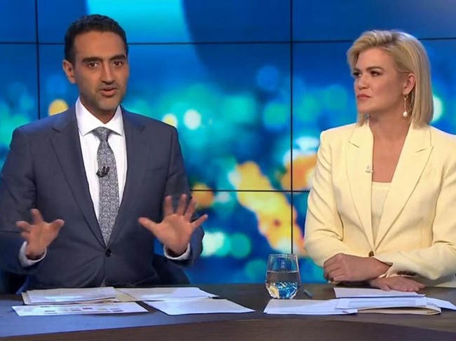 Waleed Aly on The Project.