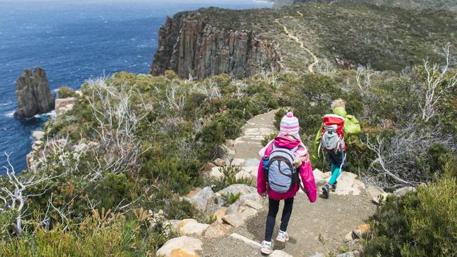 Cape Hauy, Tasmania. Picture: Tasmania Parks and Wildlife Service