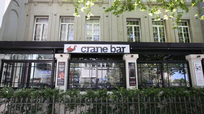 The Crane Bar in Bayswater Road, Potts Point owned by Ibrahim’s girlfriend Sarah Budge.