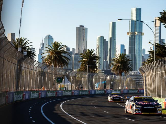 The race at Albert Park during the Australian Grand Prix will again be the second race on the calendar. Picture: Getty Images