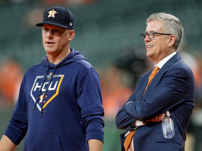 Manager AJ Hinch and GM Jeff Luhnow were both let go by the Astros.