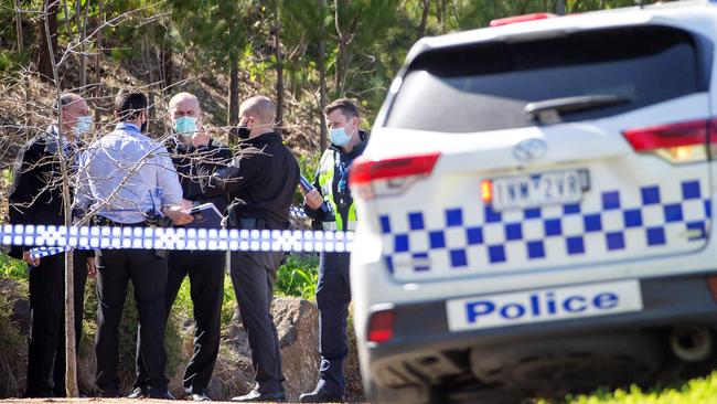 A young female jogger was stabbed in a savage daylight attack in Gowanbrae in Melbourne’s north west. Picture: Mark Stewart