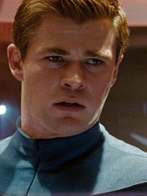 Hemsworth in Star Trek.