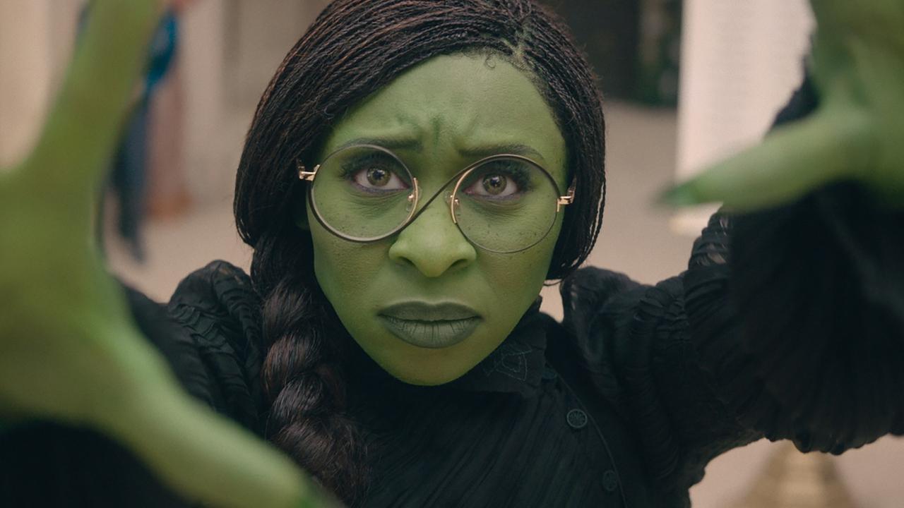 Cynthia Erivo stars as Elphaba in Wicked.