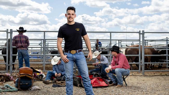 Mount Isa Rodeo 2024 - James Johnston ahead of his performance at the Mount Isa Rodeo. Picture by Luke Marsden. - Photo Supplied