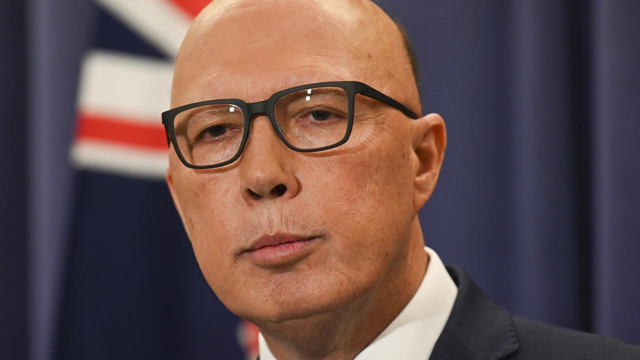 The Leader of the Opposition Peter Dutton. Picture: NCA NewsWire / Martin Ollman