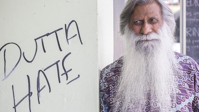 City of Hobart councillor Mike Dutta outside his shop at South Hobart. Picture: Chris Kidd