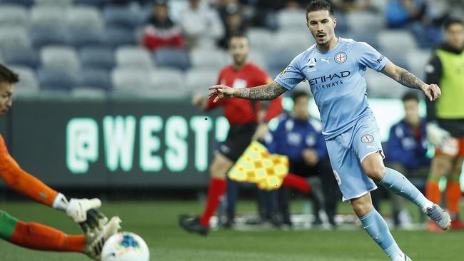 Jamie Maclaren is available for Melbourne City again after recovering from a hamstring injury. Picture: Getty Images