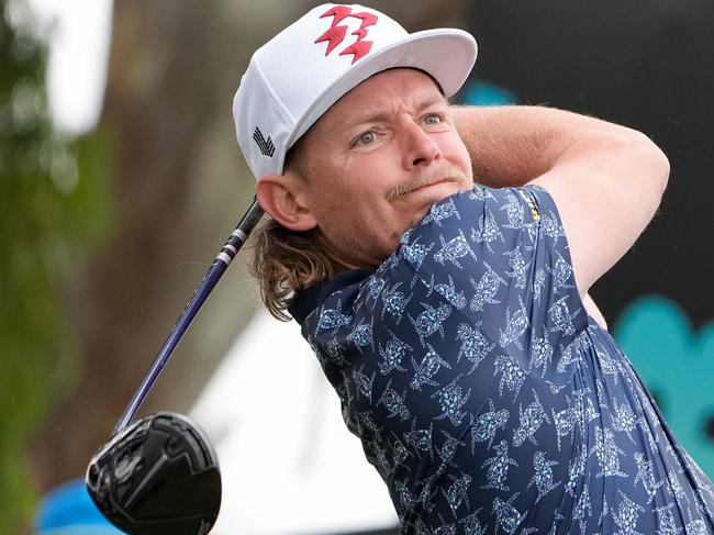 ADELAIDE, AUSTRALIA - APRIL 26: Cam Smith of Ripper GC tees off on the 2nd hole during LIV Adelaide at The Grange Golf Club on April 26, 2024 in Adelaide, Australia. (Photo by Asanka Ratnayake/Getty Images)