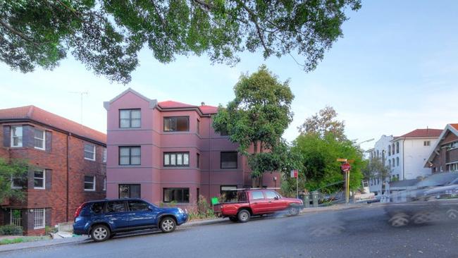 Rent for a unit in this Bondi building has dropped $100 per week.