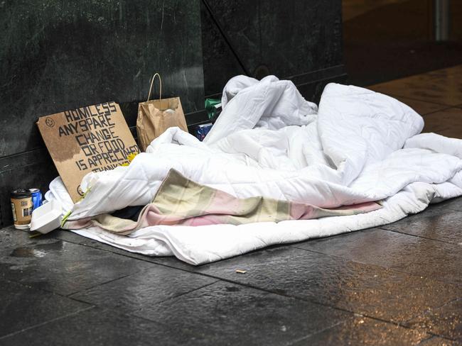 FACS are conducting weekly youth homeless outreach as part of a bid to keep kids off the streets. Pitt st SydneyPicture's Darren Leigh Roberts