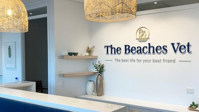 The Beaches Vet clinic introduces ‘coastal luxe’ to pets. Picture: supplied