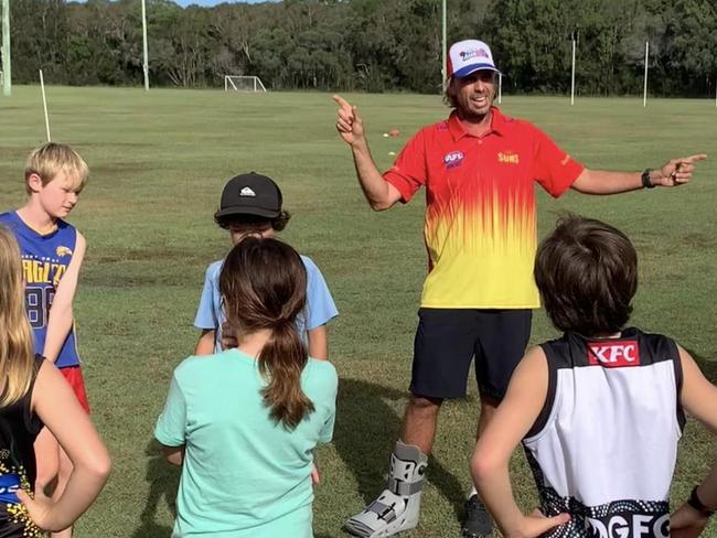 Simon MacGregor AFL Lower Clarence Suns in Yamba