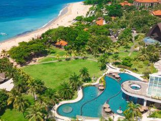 Enjoy this five-star beach front resort in beautiful Nusa Dua for less than half price. Picture: Luxury Escapes
