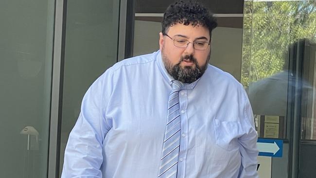 A security officer made a mental health application in Sutherland Local Court on Monday after he pleaded guilty to two counts of using a carriage service to menace, harass or offend last year. Picture: Ashleigh Tullis