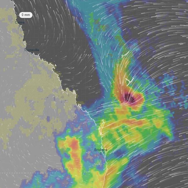 A monster weather system is lashing the southeast