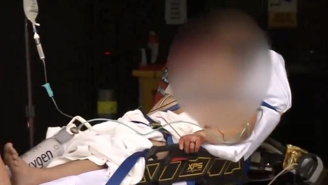 A teenager has been stabbed during a wild brawl in front of stunned customers at Elizabeth Shopping Centre, 23 October, 2024. Picture: 7 NEWS