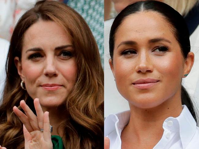 Kate Middleton and Meghan Markle.