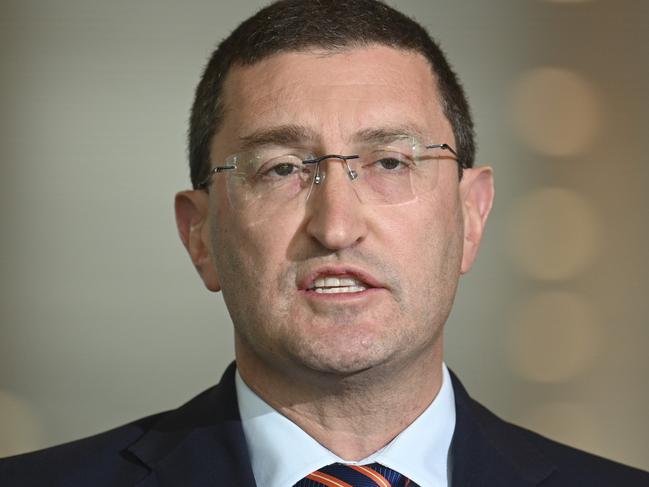 Liberal MP and Jewish Australian Julian Leeser also labelled the fire-bombing the Adass Israel Synagogue as an act of “terrorism”. Picture: NewsWire / Martin Ollman