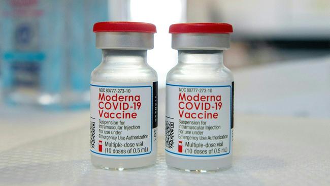 Overnight, Moderna announced a supply agreement with the federal government for 25 million doses. Picture: AFP