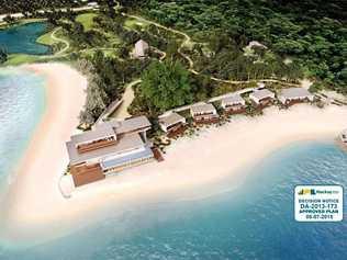 Artist's impressions of the seven star resort on Brampton Island. Picture: Mackay Regional Council