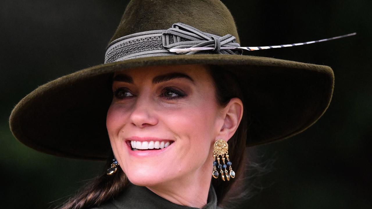 Kate’s Christmas 2022 earrings were a steal at $193. Picture: Daniel Leal/AFP