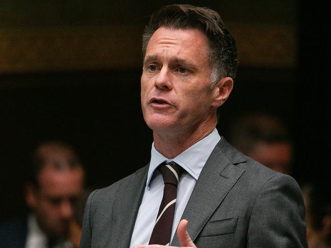 SYDNEY, AUSTRALIA : NewsWire Photos - NOVEMBER 13 2024; NSW Premier Chris Minns speaks during Question Time in the Legislative Assembly at New South Wales Parliament House in Sydney. Picture: NewsWire / Gaye Gerard