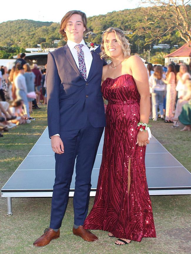 Ash-Lee and Josh at the St Ursula's College Formal. Photo: Contributed