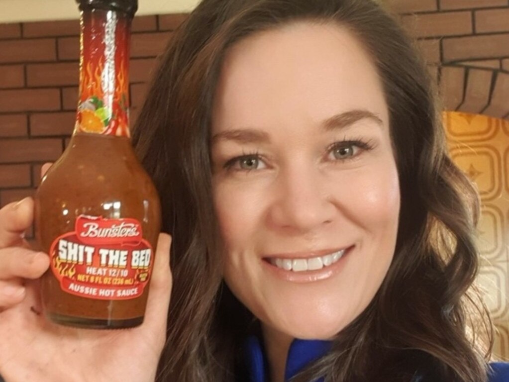 Coles and Woolies previously rejected her signature ‘S**t the Bed’ hotsauce.