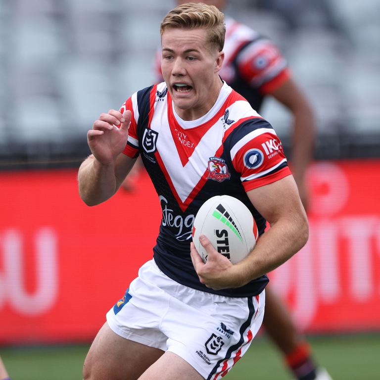 Roosters young gun Tyler Moriarty. Picture: Hamish Blair/NRL Photos