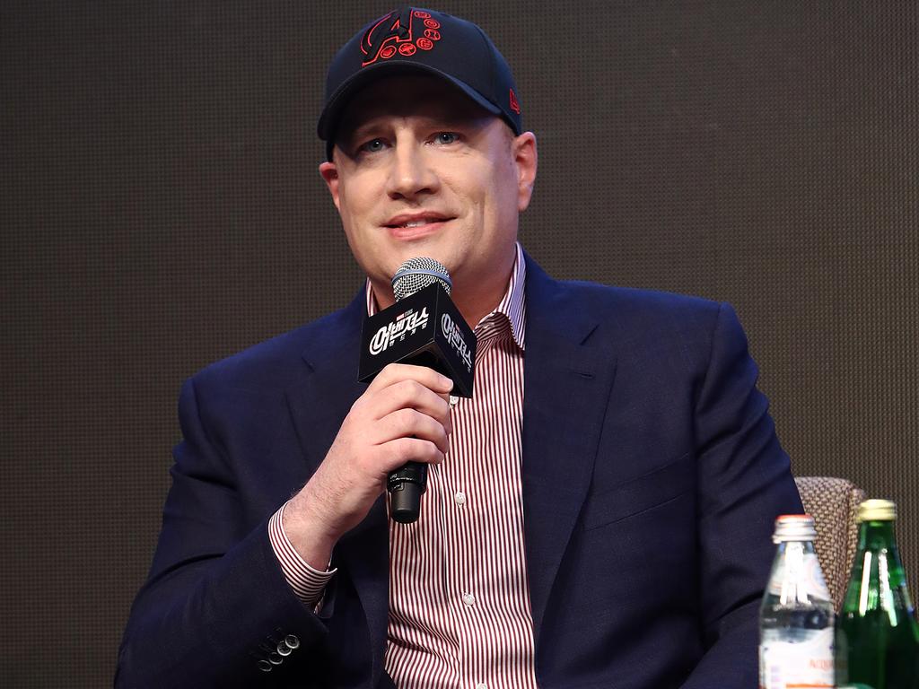 Kevin Feige confirmed various details about the numerous forthcoming Disney+ TV series. Picture: Chung Sung-Jun/Getty Images