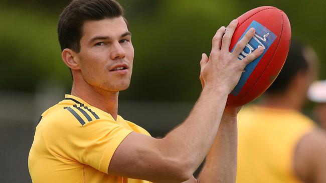 Jaeger O'Meara is a cheap price after being out of the game for two years. Picture: Wayne Ludbey