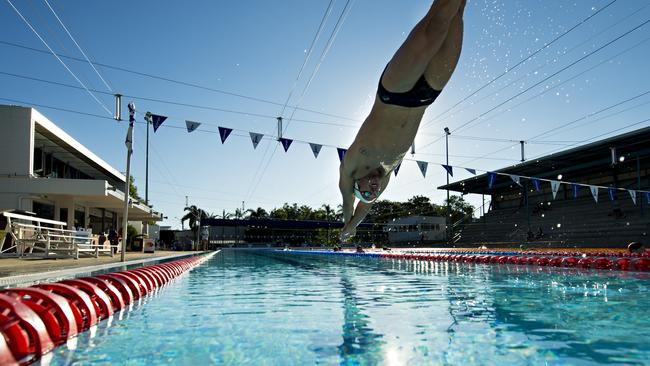 Long Tan Memorial Pool will be one of two pools in Townsville to reopen at the weekend.