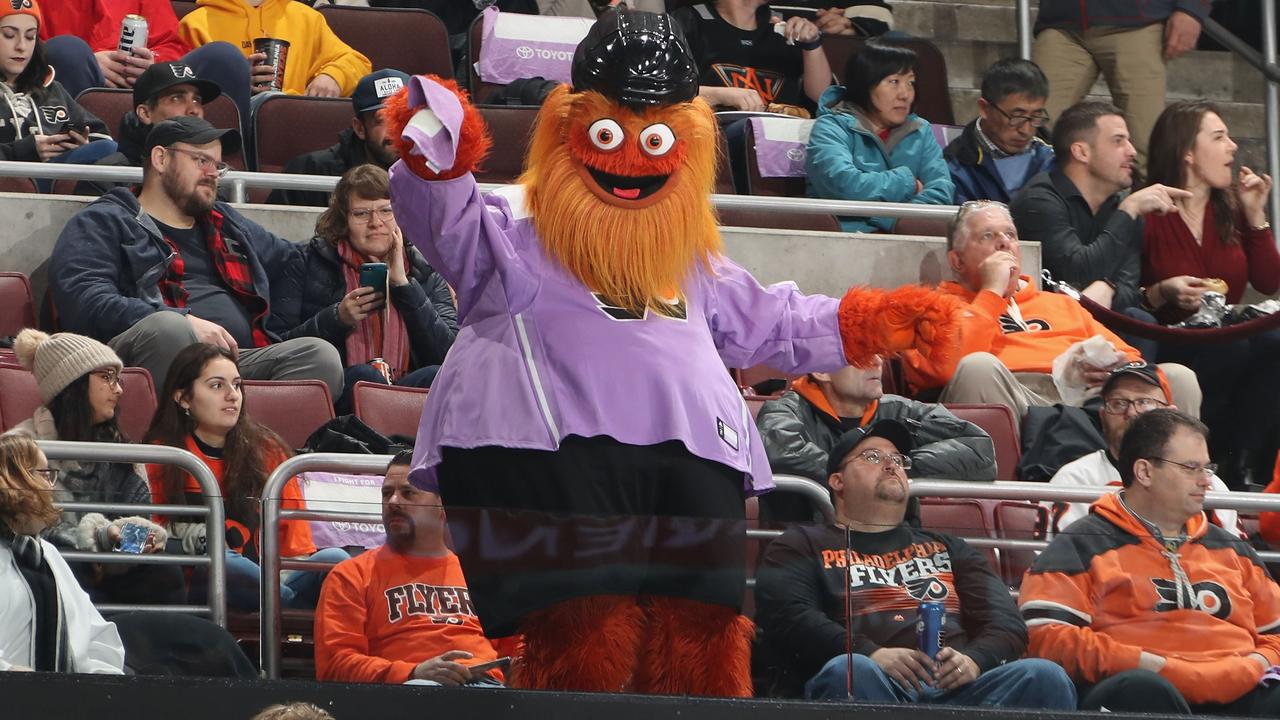 Gritty, the Philadelphia Flyers' Bizarre New Mascot, Is Antifa Now
