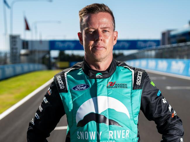 BATHURST, AUSTRALIA - FEBRUARY 22: (EDITORS NOTE: A polarizing filter was used for this image.) James Courtney driver of the #7 Snowy River Racing Mustang GT ahead of the Bathurst 500, part of the 2024 Supercars Championship Series at Mount Panorama, on February 22, 2024 in Bathurst, Australia. (Photo by Daniel Kalisz/Getty Images)