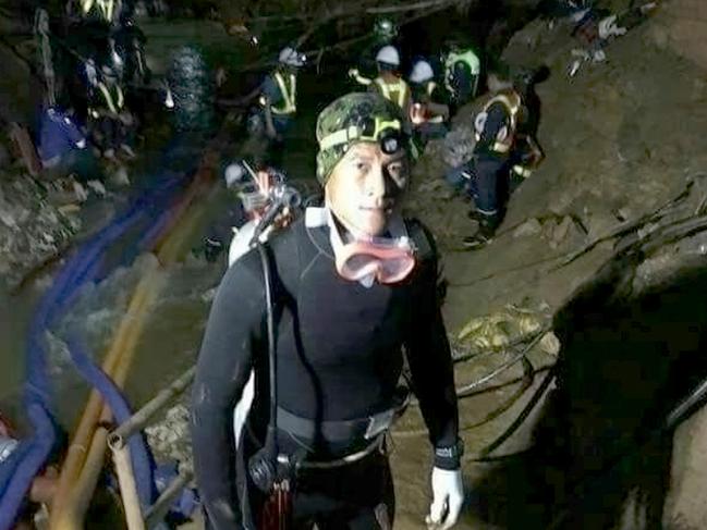 Former Navy Seal, Saman Kunan, who died while trying to rescue the boys trapped in the cave in Chiang rai. Picture: Supplied