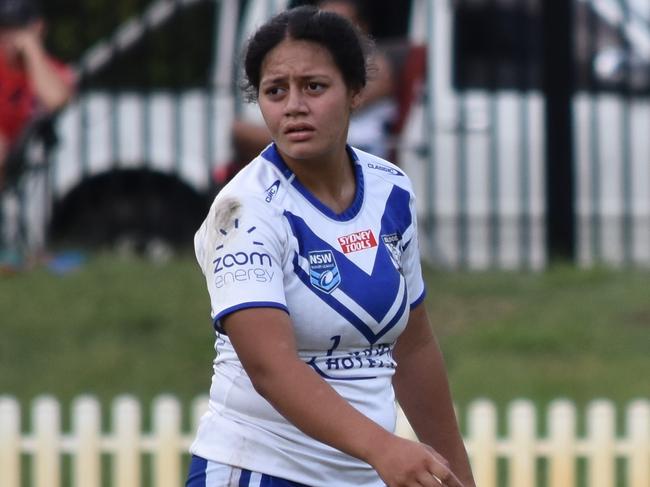 Mariah Fasavalu-Fa’amausili during a recent trial game for Canterbury. Picture: Sean Teuma