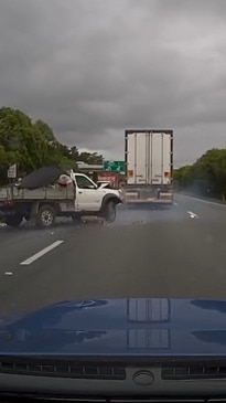 Shocking dashcam footage of Queensland crash