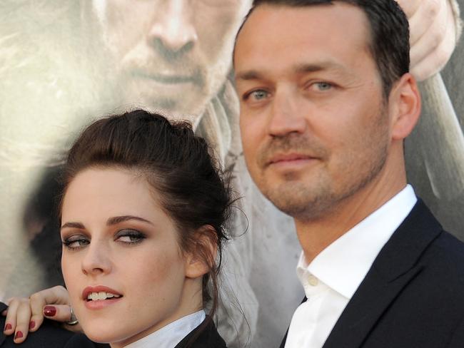 Kristen Stewart and Snow White and the Huntsman director Rupert Sanders on May 29, 2012. Picture: Jordan Strauss/Invision/AP