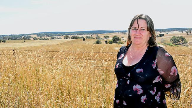 Historian Lisa Paton near the tailings dam location. Picture: Central Western Daily/ACM