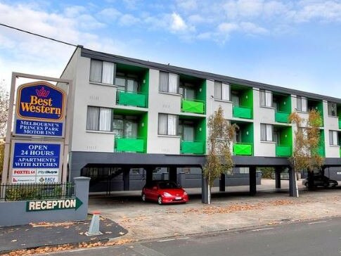 Princes Park Motor Inn near Sydney Rd and Park St in Brunswick.