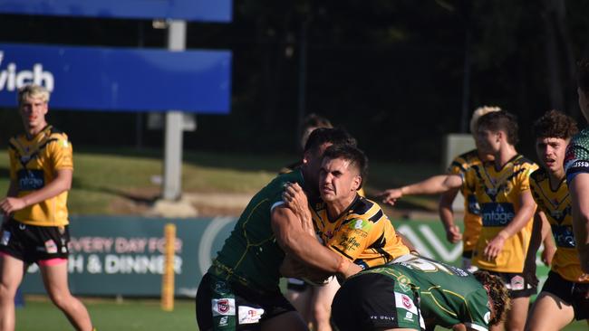 Meninga Cup game between the Ipswich Jets and Sunshine Coast Falcons. Saturday March 18, 2023. Picture, Nick Tucker.