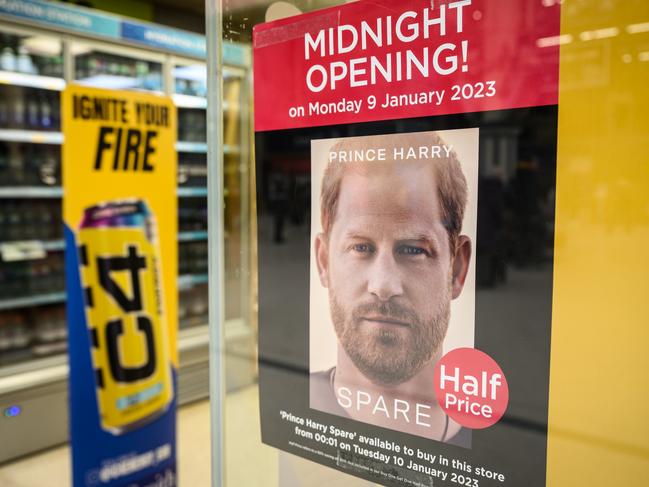 Prince Harry pocketed a reported $29m for his memoir, Spare. Picture: Getty