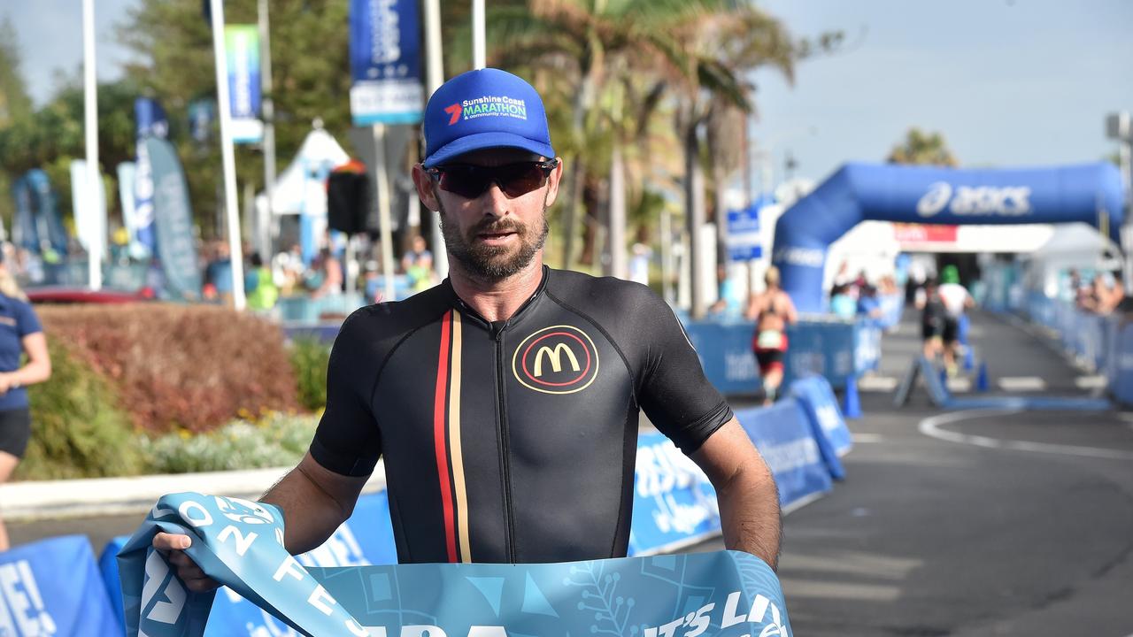 Atlas Events founder Jason Crowther at the Sunshine Coast Marathon.