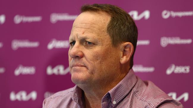 Broncos coach Kevin Walters denies his club has a problem, despite leading the competition with hip-drop charges. Picture: Getty Images.